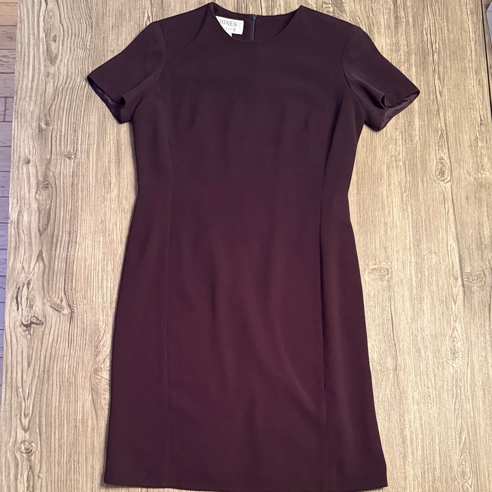 Jones Basics Deep Purple Mini Dress